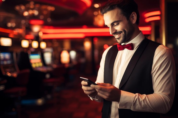 Pengguna mengakses berbagai fitur hiburan kitanonton2 melalui perangkat mobile